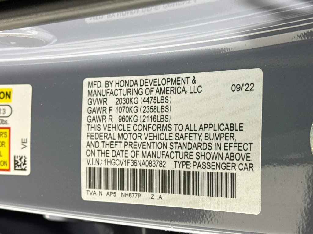 Used 2022 Honda Accord Sport image 35