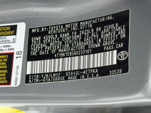 Used 2016 Toyota Avalon Limited w/ Toyota Safety Sense Package image 43