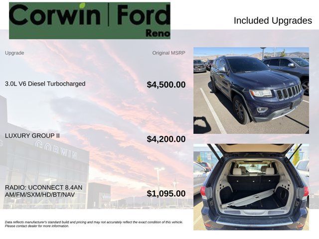 Used 2014 Jeep Grand Cherokee Limited w/ Luxury Group II AWD/4WD image 8