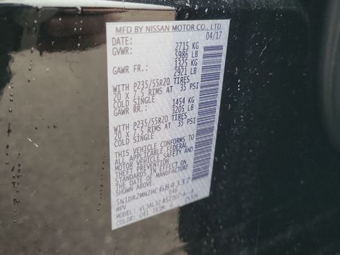 Used 2017 Nissan Pathfinder Platinum w/ Midnight Edition Package image 32