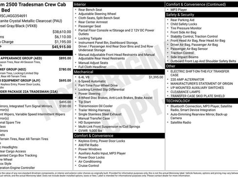 Used 2016 RAM 2500 Tradesman w/ Chrome Appearance Group image 2