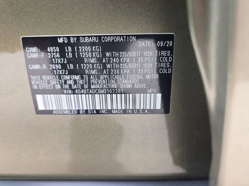 Used 2021 Subaru Outback Premium image 34