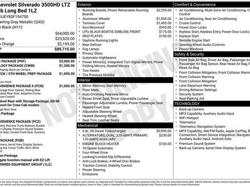Certified 2025 Chevrolet Silverado 3500 LTZ w/ LTZ Plus Package AWD/4WD image 3