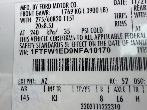 Used 2022 Ford F150 King Ranch w/ Equipment Group 601A High image 36