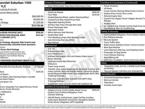 Used 2020 Chevrolet Suburban Premier w/ Max Trailering Package image 4