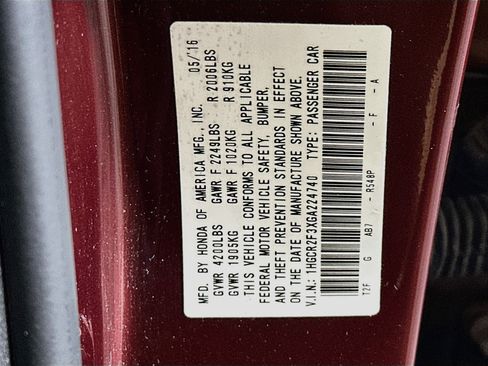 Used 2016 Honda Accord LX image 12