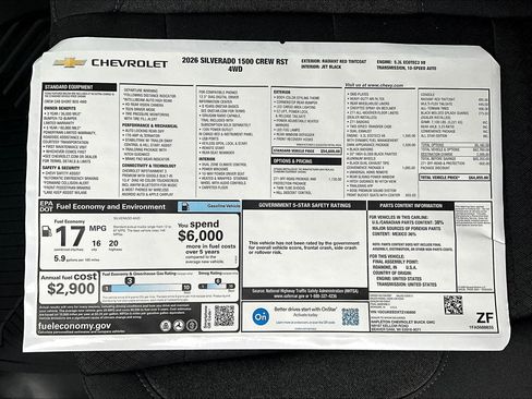 New 2026 Chevrolet Silverado 1500 RST image 13