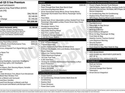 Used 2023 Audi Q5 2.0T Premium w/ Convenience Package image 42