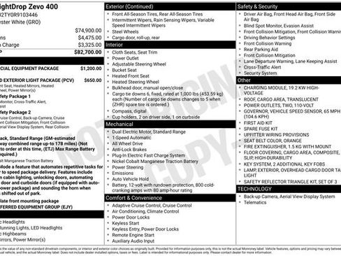 Used 2024 Chevrolet Brightdrop 400 w/ Commercial Equipment Package AWD/4WD image 27