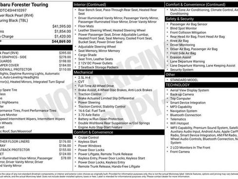 Used 2025 Subaru Forester Touring AWD/4WD image 2