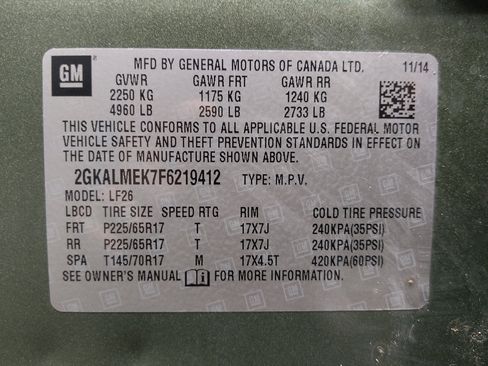 Used 2015 GMC Terrain SLE image 33