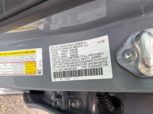 New 2026 Honda Civic Sport image 17