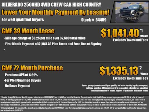 New 2026 Chevrolet Silverado 2500 High Country w/ Midnight Edition AWD/4WD image 2