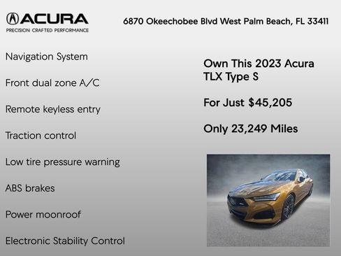 Used 2023 Acura TLX Type S image 7