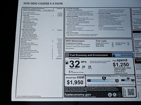 New 2026 MINI Cooper S image 39