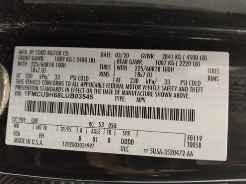 Used 2020 Ford Escape SEL AWD/4WD image 33