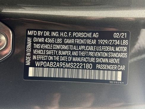 Certified 2021 Porsche 911 Carrera 4S AWD/4WD image 31