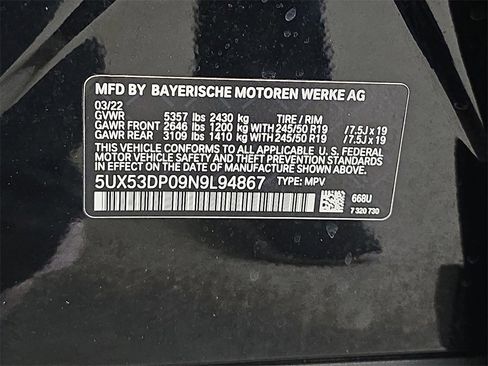 Used 2022 BMW X3 xDrive30i image 38