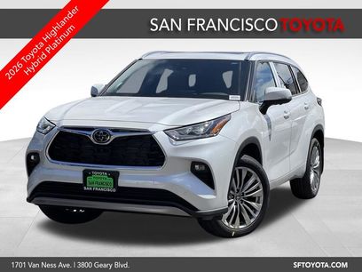 New 2026 Toyota Highlander Platinum