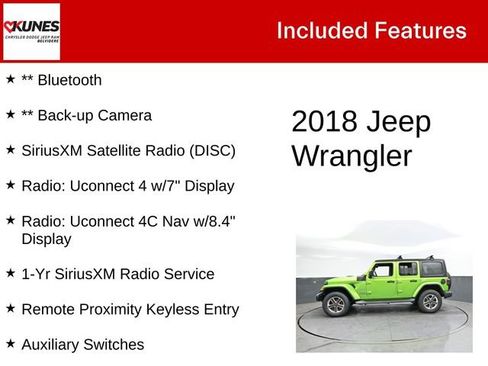 Used 2018 Jeep Wrangler Unlimited Sahara AWD/4WD image 2