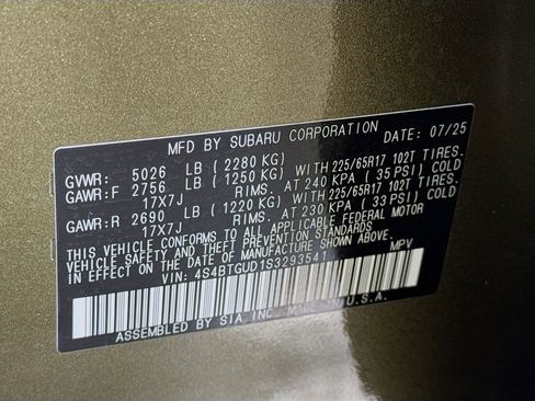 Certified 2025 Subaru Outback Wilderness image 42