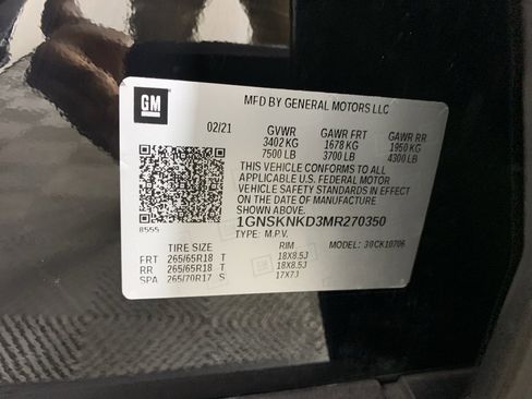 Used 2021 Chevrolet Tahoe LT w/ Luxury Package image 12