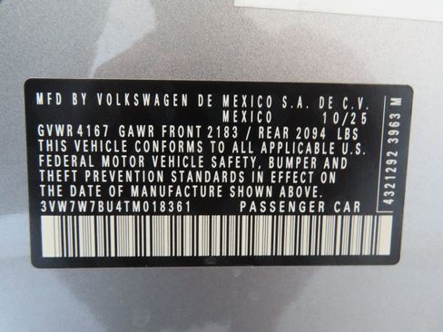 New 2026 Volkswagen Jetta SE FWD image 28