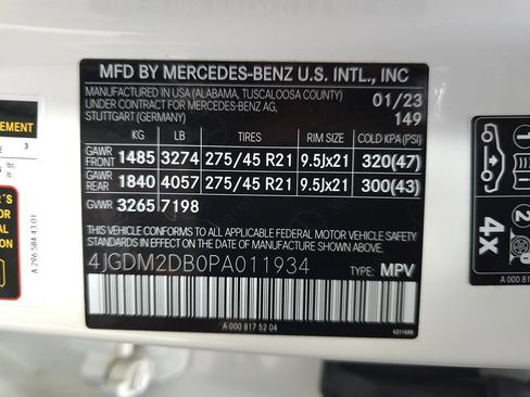 Used 2023 Mercedes-Benz EQS 450+ SUV image 65