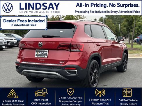 Used 2023 Volkswagen Taos SE w/ Panoramic Sunroof Package AWD/4WD image 3