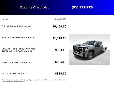 Used 2024 GMC Sierra 3500 SLE w/ SLE Convenience Package AWD/4WD image 6