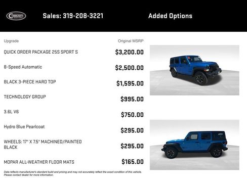 Used 2021 Jeep Wrangler Unlimited Sport image 2