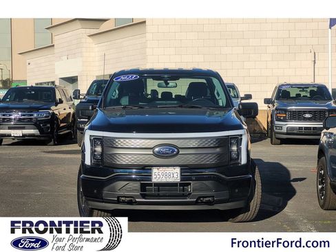 Used 2023 Ford F150 Lightning XLT w/ Equipment Group 312A High image 3