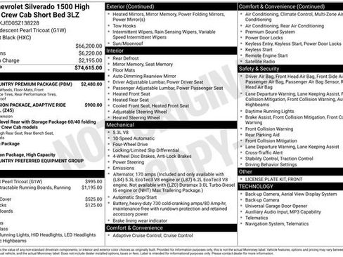 Used 2025 Chevrolet Silverado 1500 High Country w/ High Country Premium Package AWD/4WD image 13
