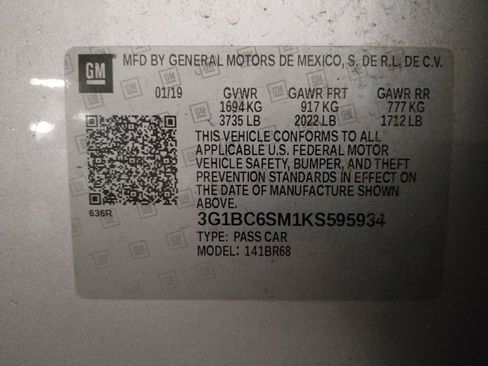 Used 2019 Chevrolet Cruze LS FWD image 33