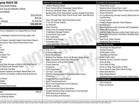 Used 2016 Toyota RAV4 SE image 1