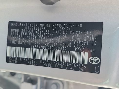 Used 2024 Toyota Corolla LE FWD image 24