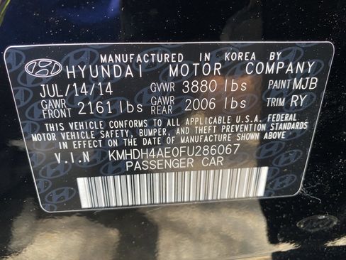 Used 2015 Hyundai Elantra SE w/ Option Group 03 FWD image 36