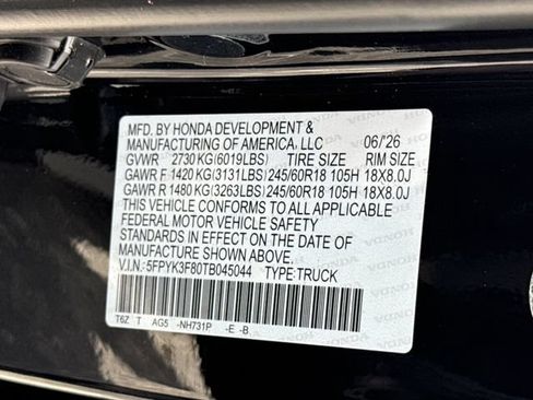 New 2026 Honda Ridgeline Black Edition image 42