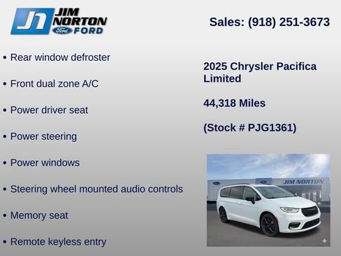 Used 2025 Chrysler Pacifica Limited image 21