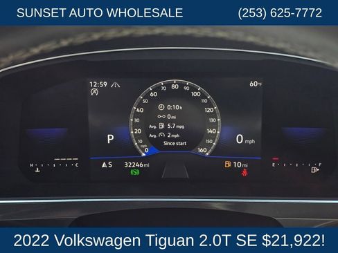 Used 2022 Volkswagen Tiguan SE AWD/4WD image 34