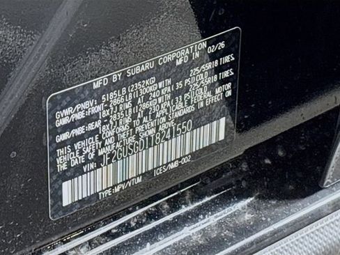 New 2026 Subaru Crosstrek 2.5i Sport AWD/4WD image 32