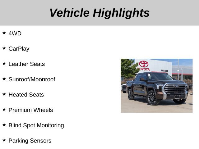 Used 2024 Toyota Tundra Limited w/ Power Package AWD/4WD image 5