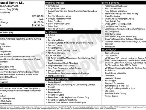 Used 2024 Hyundai Elantra SEL FWD image 2