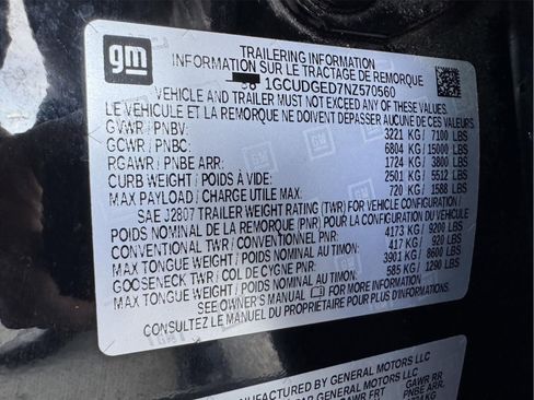 Used 2022 Chevrolet Silverado 1500 LTZ w/ LTZ Convenience Package II AWD/4WD image 32