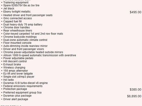 Used 2019 GMC Sierra 3500 Denali w/ Duramax Plus Package image 8