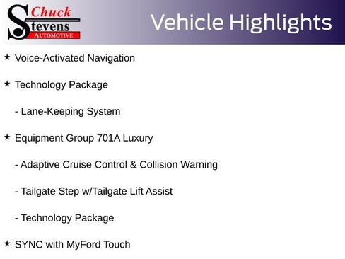 Used 2015 Ford F150 Platinum w/ Equipment Group 701A Luxury image 5