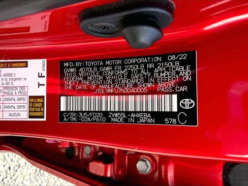 Certified 2022 Toyota Prius LE image 28