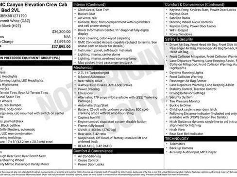 Used 2024 GMC Canyon Elevation image 16