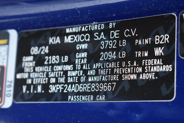 Certified 2024 Kia Forte LXS w/ LXS Technology Package FWD image 30