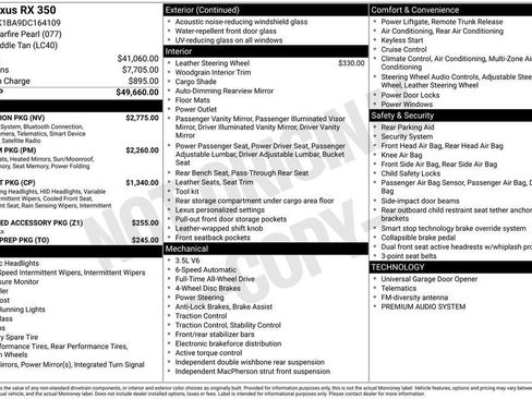 Used 2013 Lexus RX 350 AWD w/ Navigation Pkg image 2